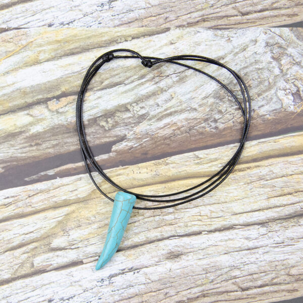 oly-8242996bc7d53fbcf49c8ae7f1f2af72 Wholesale Vintage Style Turquoise Pendant Necklace Zinc Alloy Adjustable Chain Jewelry Accessory For Boutique Resale