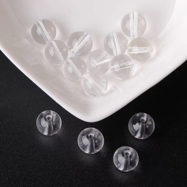 oly-8248c597992f5257ffa49f6b597c0525 Wholesale Acrylic Transparent Round Loose Beads 6mm DIY Jewelry Supply for Bracelet Necklace Bag Charm Phone Accessory