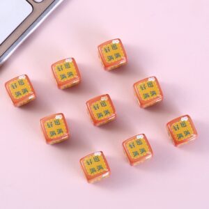 09-full of good luck / About 14mm in size (sold by piece)
