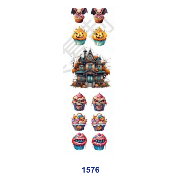 oly-82afddb1dd995dbc0531838d46332aaf Wholesale 2/8/16pcs Halloween Christmas Gnome Pumpkin Dessert Holiday Print Pen and Bookmark Stickers UV DTF Wraps OLY Exclusive