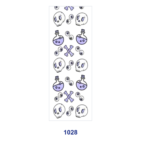 Wholesale 2/8/16pcs Bat Grim Reaper Skull Potion Ghost Tarot Card Witch Hat Pumpkin Halloween Floral Print Pen and Bookmark Stickers UV DTF Wraps