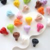 Wholesale Acrylic Baked Enamel Hot Air Balloon Loose Beads for DIY Jewelry Keychain Phone Charm Decorative Accessory