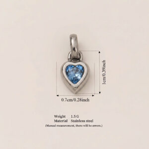 March love pendant (steel color)