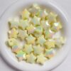 oly-8389242f21906dd78b5463f2a11f89de Wholesale Cream UV Acrylic Five-Pointed Star Loose Beads for DIY Jewelry, Phone Charms, Hair Accessories, Boutique Resale