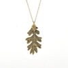 oly-83f167c040ec9257810e298caef5ae35 Wholesale Vintage Gold Oak Leaf Pendant Necklace Stylish Fashion Jewelry Accessory For Women