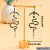 Wholesale Alloy Retro Snake Geometric Earrings For Women Fashion Jewelry Accessory