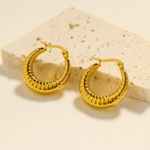 Small size gold one pair