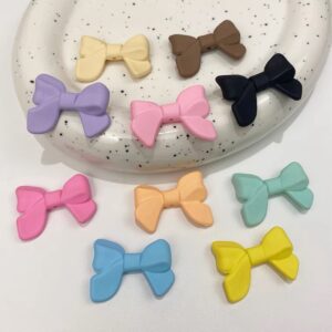 Wholesale Acrylic Red Bow Loose Beads DIY Kit for Phone Chain & Case Decoration, Jewelry Making Accessory, Trendy Gift