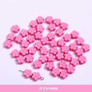 04-pink / Size is about 9mm (sold by the piece)