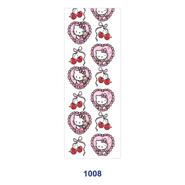 Wholesale 2/8/16pcs Couple Sport Cartoon Bat Wing High Heel Monster Angel Cherry Cute Character Print Pen and Bookmark Stickers UV DTF Wraps OLY Exclusive
