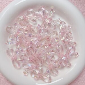 06-Pink / Size is about 34*20mm, hole diameter is about 2.3mm