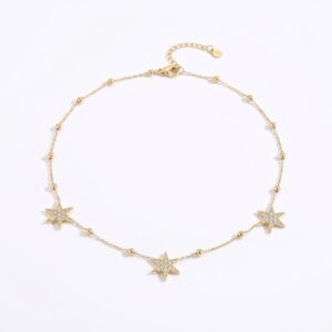 Six pointed star necklace