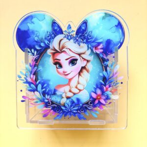 B653-princess elsa pen holder