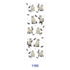 Wholesale 2/8/16pcs Spooky Black Cat Ghost Heart Halloween Print Pen and Bookmark Stickers UV DTF Wraps OLY Exclusive