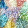 oly-859c696c82ffe6c9b1435e255dbd08eb Wholesale Peanut Shape Acrylic Beads Frosted with Gold Dots for DIY Phone Charm Jewelry Accessory