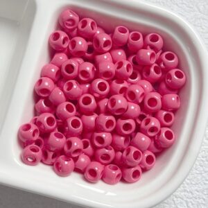 18-dark pink / The size is about 8mm, the aperture is about 2-3mm
