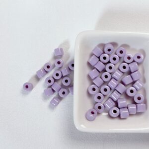 12-Light Purple / Size of about 5*6mm, aperture of about 2.2mm(50/package)