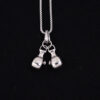 Wholesale Trendy Boxing Glove Pendant Chain Necklace For Men Antique Silver Zinc Alloy Street Style Boutique Resale Jewelry Gift