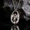 oly-86bf54fde2461514c452c879d1cb59da Wholesale Antique Silver Angel Wings Pendant Necklace Distressed Vintage Retro Trendy Jewelry Accessory For Everyday
