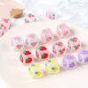 oly-86f4000a60fd2d35d2bf94d71ae7ad3c Wholesale Trendy Fruit Printed Acrylic Cube Loose Beads DIY Phone Chain Jewelry Accessory