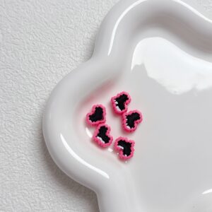 03-rose red / Size about 11*13mm