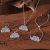 Wholesale Chic Bohemian Cloud Sheep Jewelry Set Earrings Necklace Bracelet Zinc Alloy Fashion Accessory