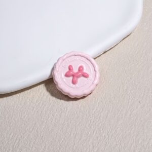 13-light pink / Size is about 23*23mm, hole diameter is about 2.5mm