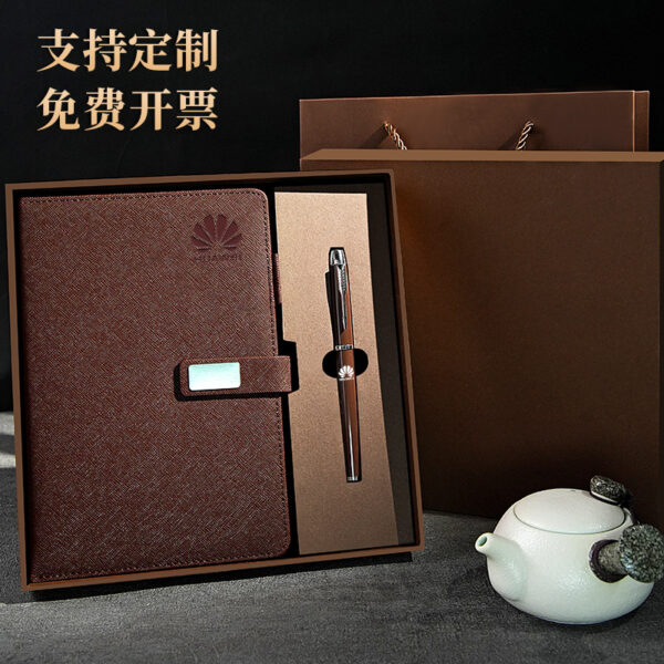 oly-8793ae8ab3a1bb50aa36a01cf80f8668 Wholesale Cross Pattern Buckle Notebook Gift Set Business Promotional Gift for Office