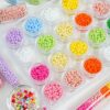 Wholesale 4mm Colorful Donut Glass Beads DIY Jewelry Making Kit for Phone Charms Fashion Accessory Boutique Resale