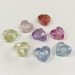 Love transparent non-color mixed / 10 p/bag