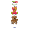 Wholesale 2/8/16pcs Cute Cartoon Doll Motorcycle Cat Bear Rose Text Print Pen and Bookmark Stickers UV DTF Wraps OLY Exclusive