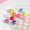 oly-89725d359af5af90204bd952e739fe62 Wholesale Acrylic Colorful Abacus Spacer Beads Large Hole DIY Jewelry Accessory for Phone Charm Necklace & Hair Accessory