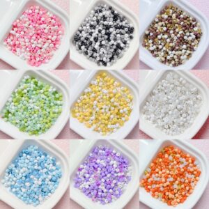 oly-8991270bd08ea1ef62a55e997c96a7a3 Wholesale Pink Acrylic Seed Beads for DIY Jewelry Making 4mm Loose Beads 15g Bag for Bracelet Necklace Ring Crafts Jewelry Accessory for Resale