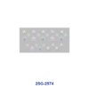 Wholesale 8pcs Pastel Color Star Glitter Print 3oz Cup Stickers Wrap OLY Exclusive