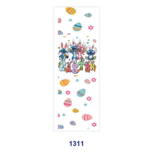 oly-89f2ff207254dd46d0384803d82a650e Wholesale 2/8/16pcs Cute Alien Cartoon Character Easter Egg Bunny Floral Festive Lettering Print Pen and Bookmark Stickers UV DTF Wraps OLY Exclusive