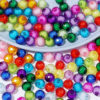 oly-8a5b0181633019cc3bcde237a1925293 Wholesale Faceted Acrylic Bead Mix - Colorful Transparent Round Loose Beads for DIY Bracelet and Necklace Jewelry Making Craft Supply