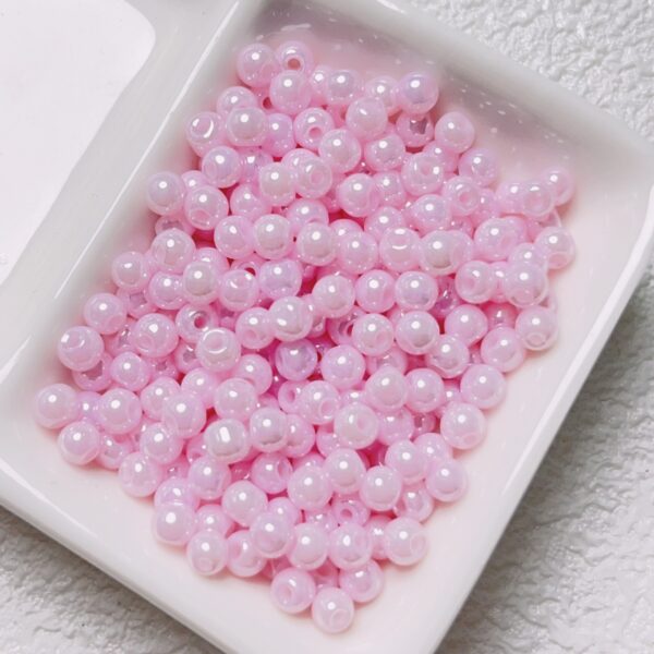 oly-8a71b12a10db244eb90b9a0d6df29b48 Wholesale Cream Iridescent Acrylic Rice Beads 4mm 200pcs for DIY Jewelry Making Fashion Gift