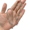 oly-8a866571cfb4506019069b394c3777ed Wholesale Chic Snake Bone Chain Stainless Steel Silver Adjustable DIY Jewelry Making Accessory for Bracelet Bangle Phone Strap
