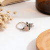 Wholesale Stylish Antique Silver Unisex Geometric Ring Retro Angel Design Fashion Jewelry Accessory