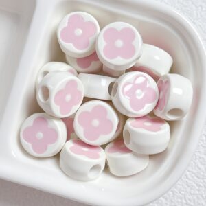17-off-white / Size is about 18mm, hole diameter is about 6mm