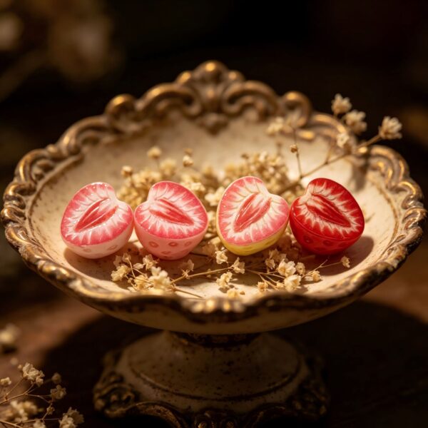 Wholesale Half-Cut Fruit Resin Charms DIY Phone Case Keychain Decorative Fashion Accessory Boutique Gift
