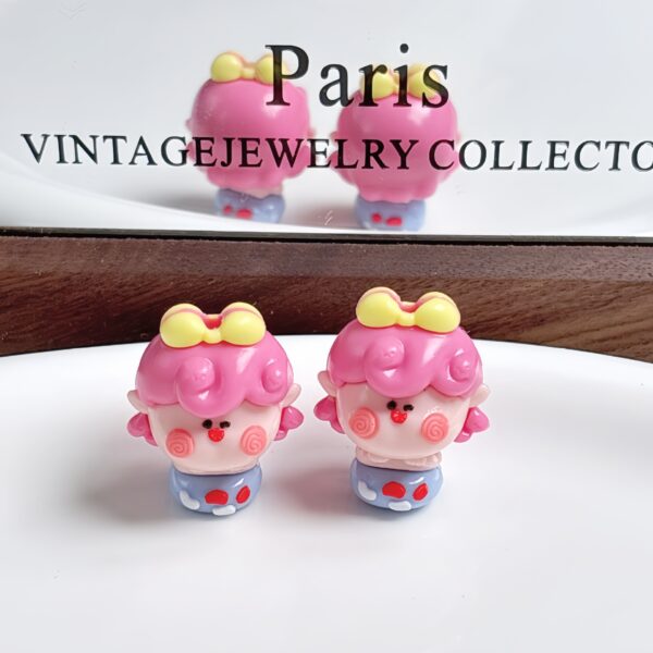 Wholesale Silicone Cartoon Lilith Loose Beads for DIY Phone Charm Keychain Jewelry Accessory