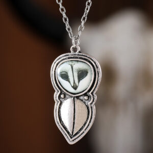 Wholesale Stylish Hip Hop Punk Owl Pendant Necklace Retro Antique Silver Finish Jewelry Accessory For Resale