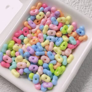 12-Random Color Mixing / The size is about 4*6.5mm, the aperture is about 1.2mm