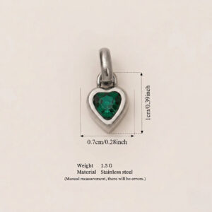 May love pendant (steel color)