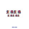oly-8badb865e071568ef6e7b1b521f2688c Wholesale 8pcs Portrait Print & Ghost Letter Floral Pattern 3oz Cup Stickers Wrap OLY Exclusive