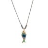 oly-8c11f39a393d4aaf986045a372715bdb Wholesale Summer Beach Starfish Pearl Heart Pendant Necklace Colorful Rope Chain Stainless Steel Jewelry Accessory