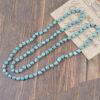 oly-8c2300feb104754ccebc428be52b6f41 Wholesale Vintage Irregular Blue Turquoise Long Wrap Sweater Chain Necklace Fashion Jewelry Accessory