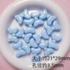 Wholesale Stylish Acrylic Polka Dot Bow Beads in Light Pink for DIY Phone Charm and Jewelry Making
