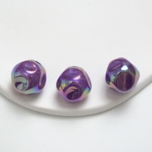 07-dark purple / The size is about 16mm, and the aperture is about 2.5mm